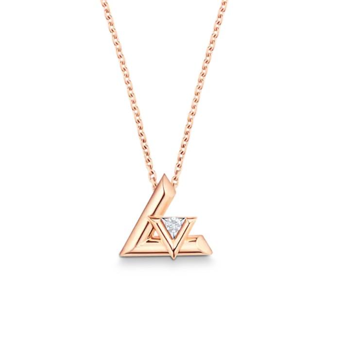 Volt Pendant 18K Gold-Diamond Jewelry-40KMS370LS-HT