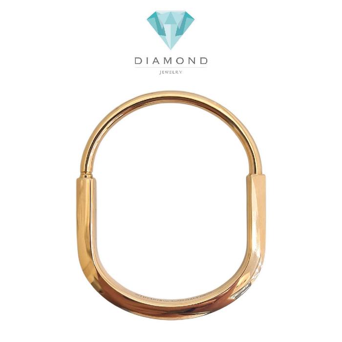 Lock Bangle Rose Gold-Diamond Jewelry-11GBD2542RB
