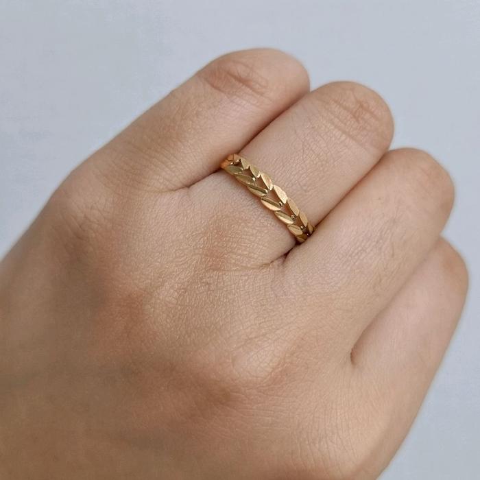 Gold Leaf Ring 700K-Diamond Jewelry-424CMS097LS-HT