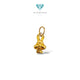 Gold Rabbit Pendant 23K / Liontin Kelinci Emas 23K / Diamond Jewelry /  273LMSWP2