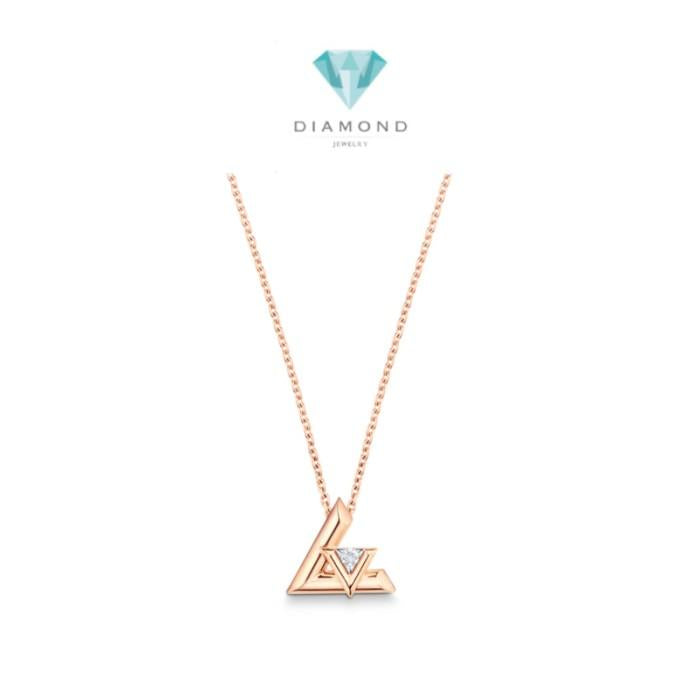 Volt Pendant 18K Gold-Diamond Jewelry-40KMS370LS-HT