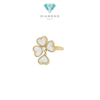 VCA Sweet Alhambra effeuillage ring Diamond Jewelry
