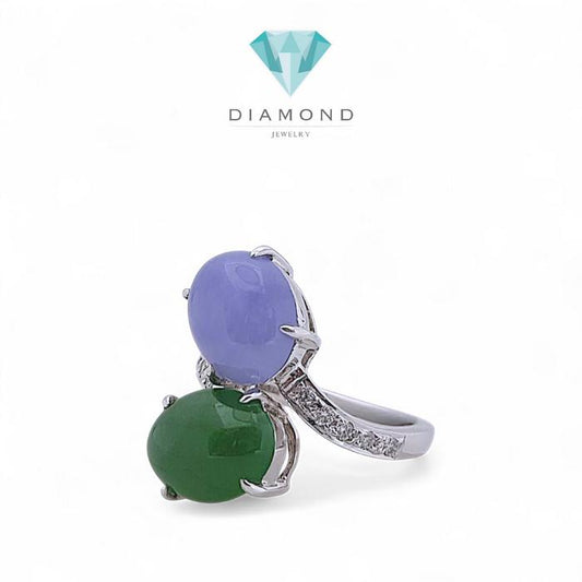 Giok Diamond Ring 18K / Diamond Jewelry