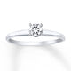 cincin emas putih asli Kristal