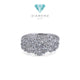 Tri Flower Diamond Ring 18K / Cincin Berlian Tiga Bunga 18K / Diamond Jewelry 373CB17300KVLS -HT