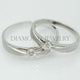 Cincin Kawin/Wedding Ring - Diamond Jewelry Two Tone 01020762/01020763