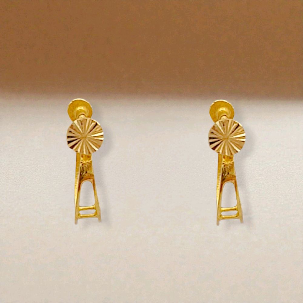 Hoop Gold Earring 23K / Anting Emas Hoop 23K / 328AMSWP1