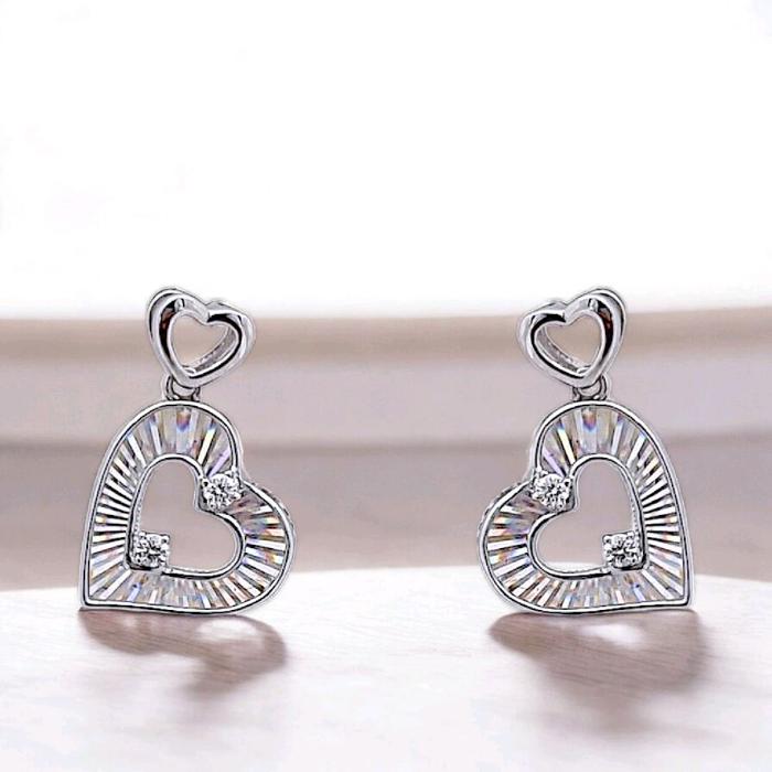 Love Diamond Rainbow Sparkle Earring 18K / Diamond Jewelry