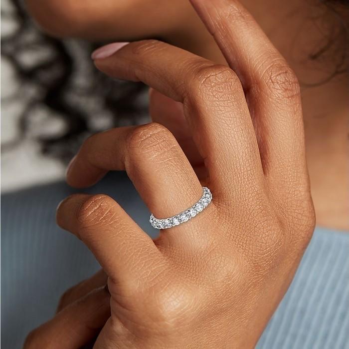 Diamond Eternity Ring-Cincin Berlian 18K-Diamond Jewelry-1CB3LSNEWETERNITY-HT