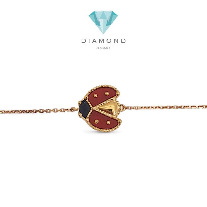 Ladybug Open Wings Bracelet 18K / Gelanv Ladybug Sayap Terbuka 18K / Diamond Jewelry 411GBD5RY-HT
