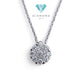 Liontin Round Diamond 18K / Diamond Jewelry