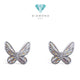 Butterfly Diamond Rainbow Sparkle Earring 18Kb/ Diamond Jewelry