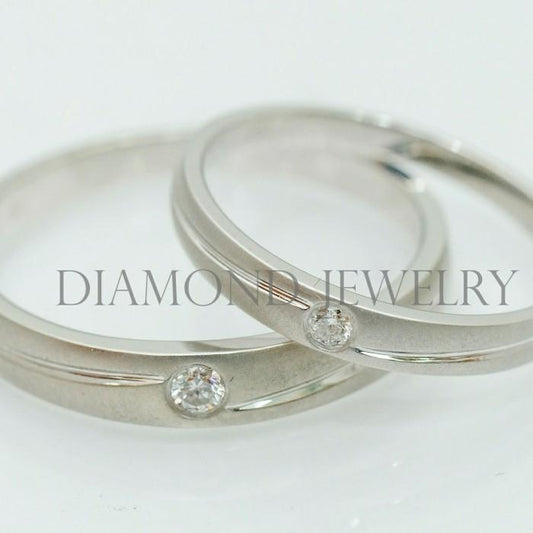Cincin Kawin/Wedding Ring - Diamond Jewelry Two Tone 01020806/01020807