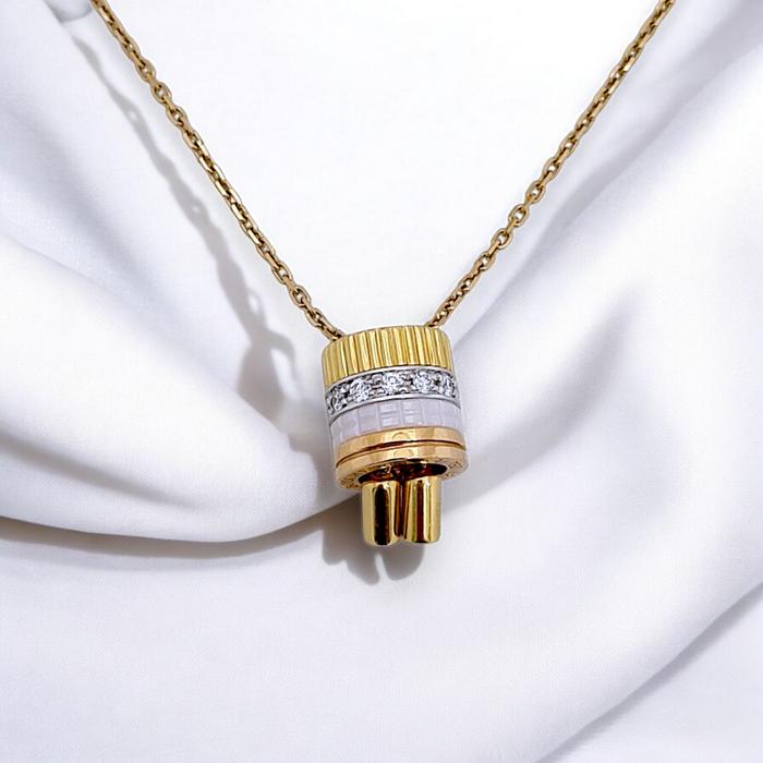 Quarte White Necklace 18K / Diamond Jewelry