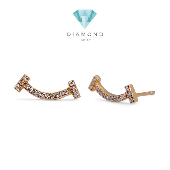 Smile Diamond Earring 18K / Anting Berlian Smile 18K / Diamond Jewelry 400ABDAB25300LS-HT