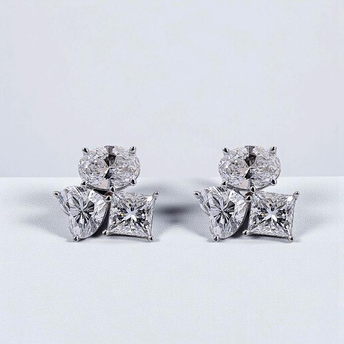Toi Et Moi Lab Grown Diamond Earring 18K / Anting Berlian Toi Et Moi 18K / Diamond Jewelry 2ABL2250LS HT