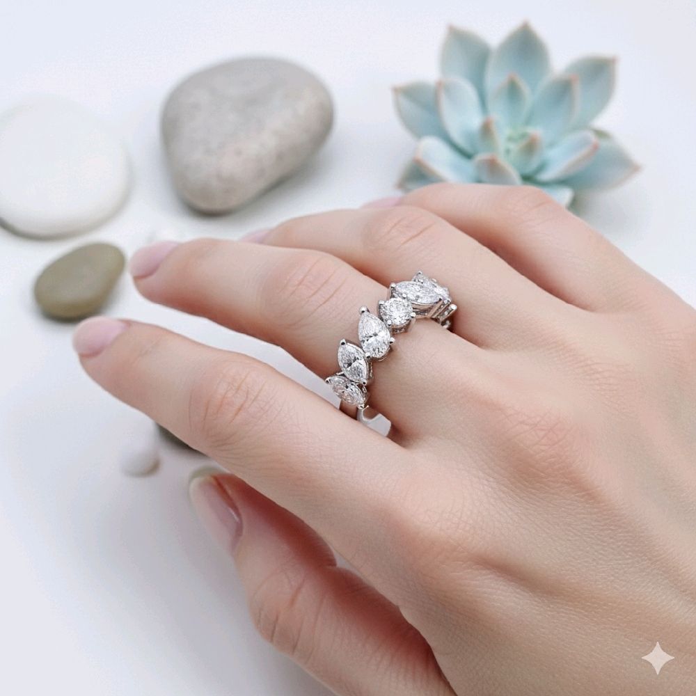 Fancyshape Diamond Ring 18K / Cincin Berlian Fancyshape 18K / Diamond Jewelry 372CB2900PRLS-HT
