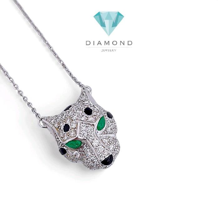 Panthere Diamond Necklace 18K / Kalung Panthere Berlian 18K / Diamond Jewelry-403KBD7114LS-HT