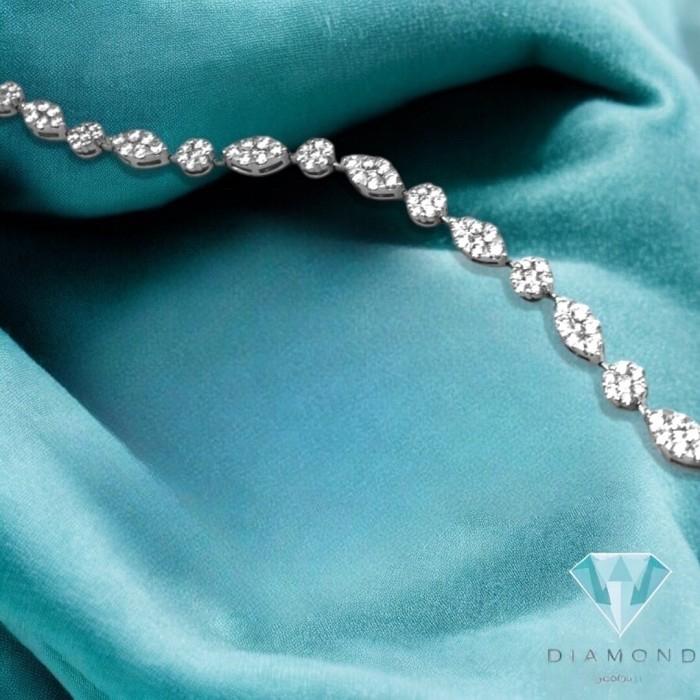Gelang Tennis Berlian fancy lotus diamond18K-Diamond Jewelry