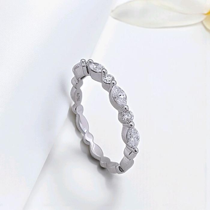 Marquise Diamond Ring 18K / Cincin Berlian Marquise 18K / Diamond Jewelry 371CB4500VIONLS-HT