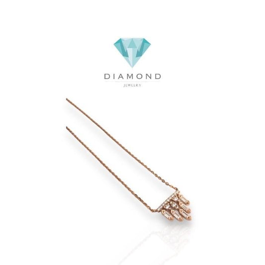 Chandellier gold necklace/kalung emas wanita chandelier 18k-diamond jewelry
