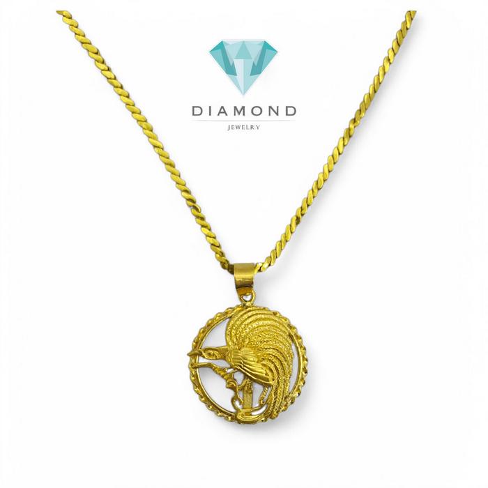 Liontin Mas Cendrawasih 23K-Diamond Jewelry
