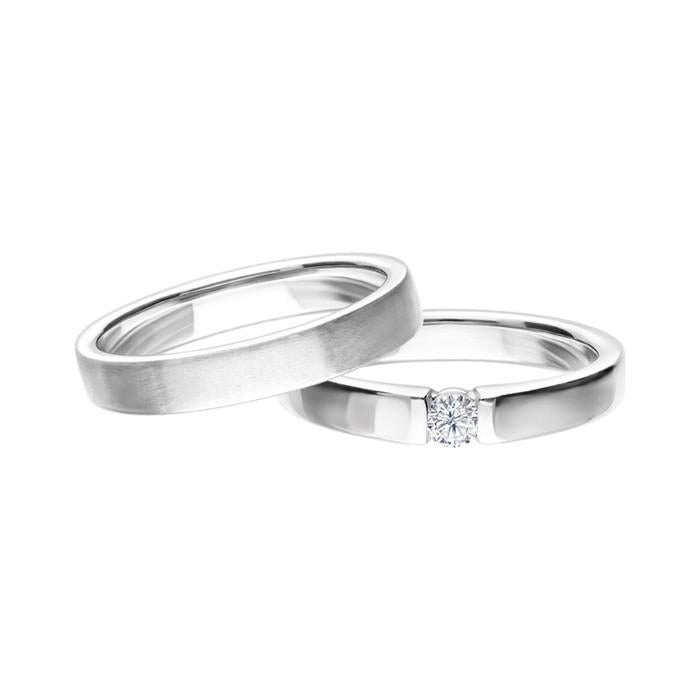 Wedding Ring Diamond 18K / Cincin Nikah Berlian 18K / Diamond Jewelry 82CBGT600WPLS - 311CNKH200WPLS-HT