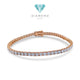 Tennis Diamond Bracelet 18K / Gelang Berlian Tennis 18K / Diamond Jewelry - 3GB4900PGK