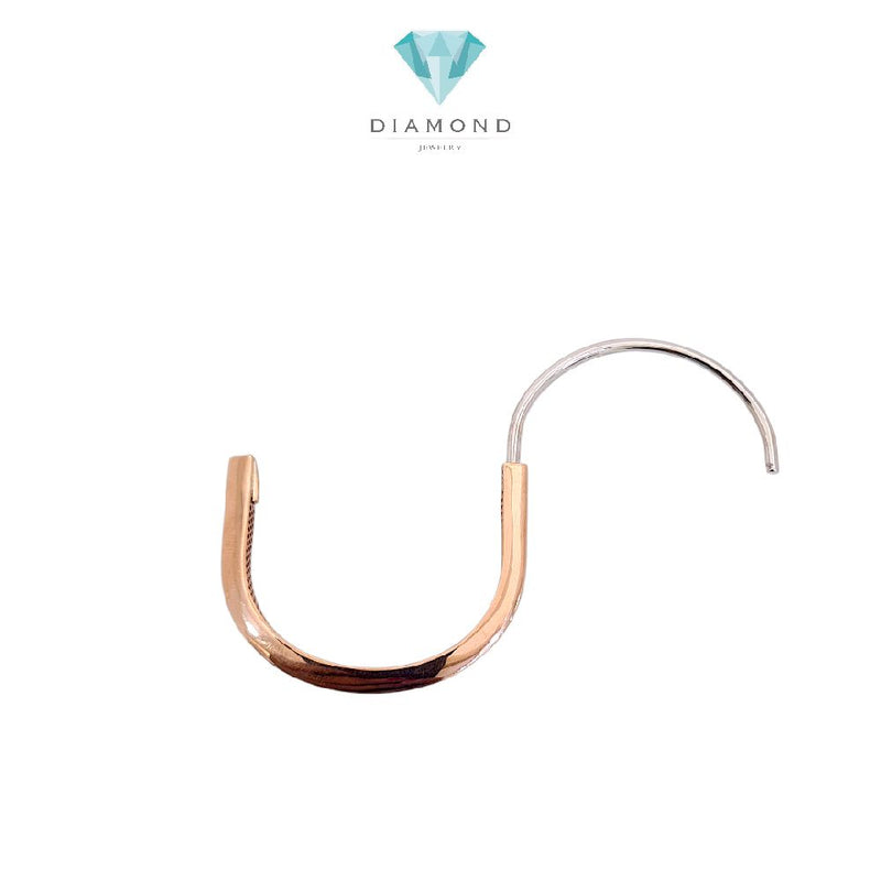 Lock Bangle Rose Gold 17K / Gelang Gembok Rose Gold 17K / Diamond Jewelry / 470GMS730LS