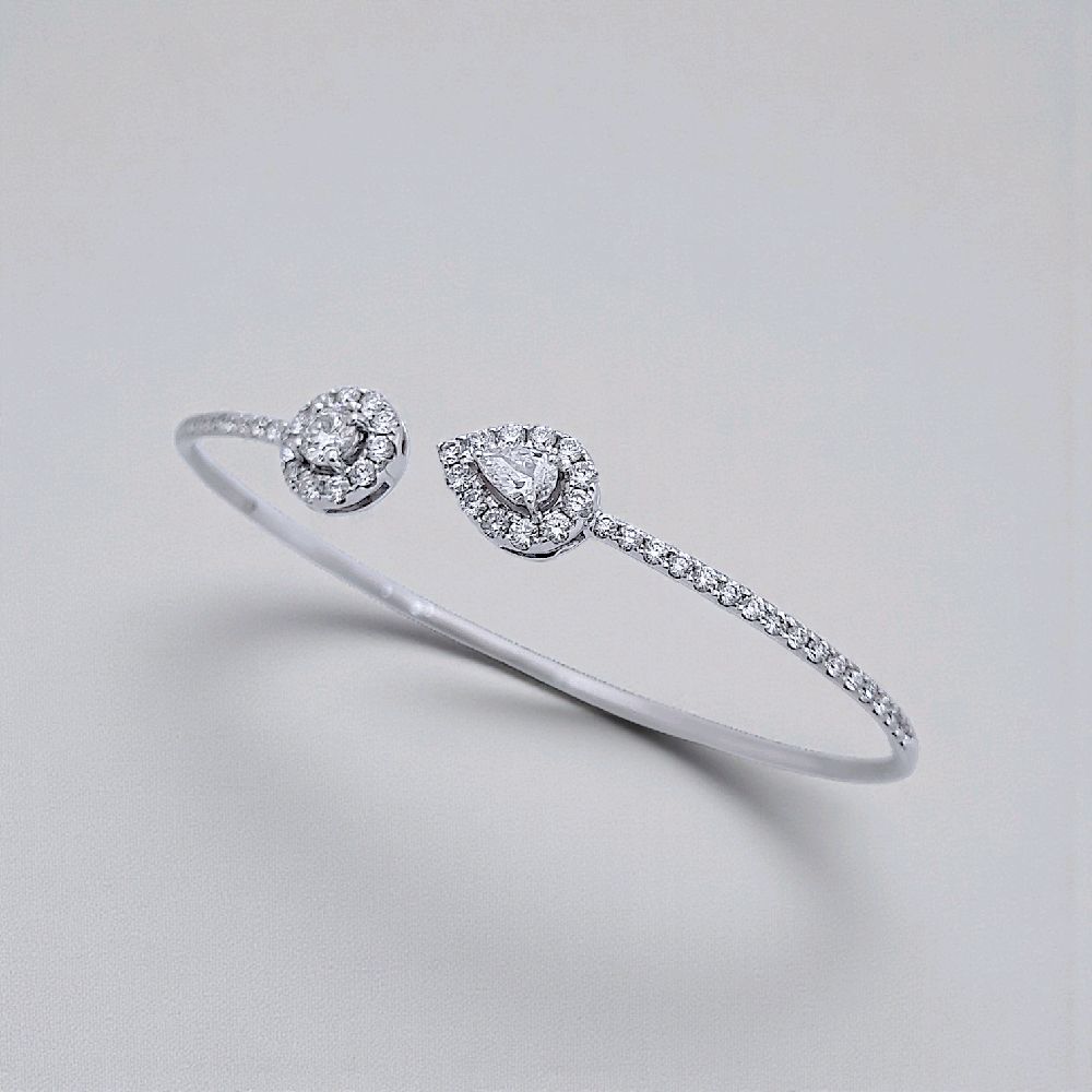 Toimoi Diamond Bangle 18K / Gelang Berlian Toimoi 18K / Diamond Jewelry 396GB13000VIONLS-HT
