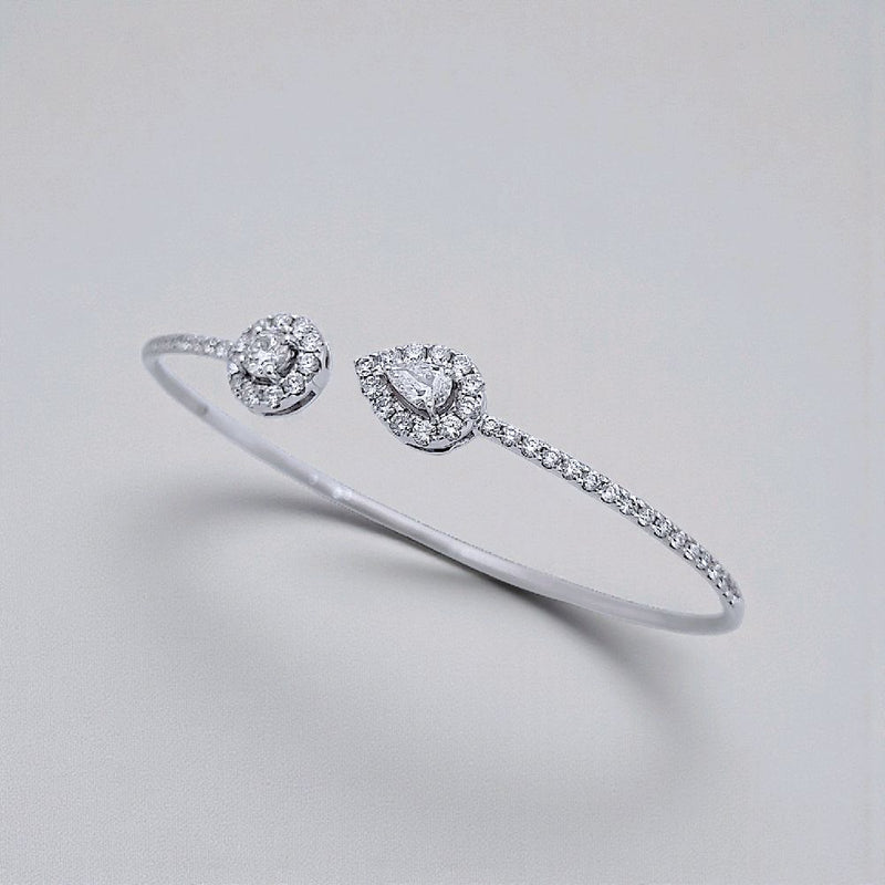 Toimoi Diamond Bangle 18K / Gelang Berlian Toimoi 18K / Diamond Jewelry 396GB13000VIONLS-HT