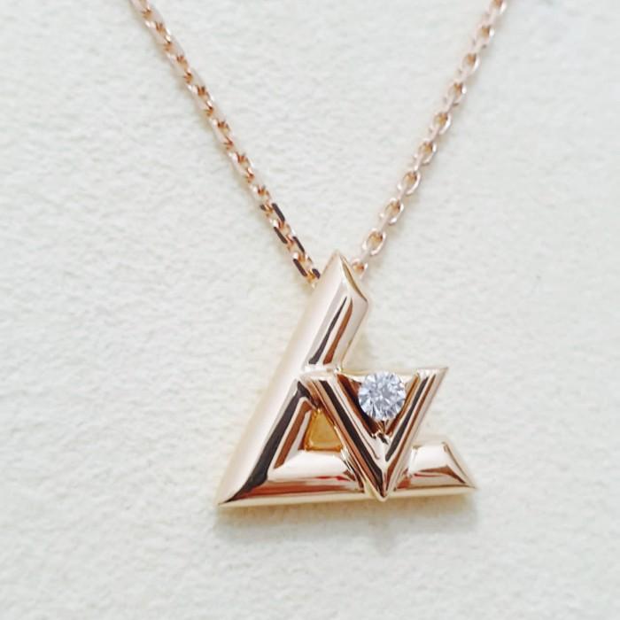Volt Pendant 18K Gold-Diamond Jewelry-40KMS370LS-HT