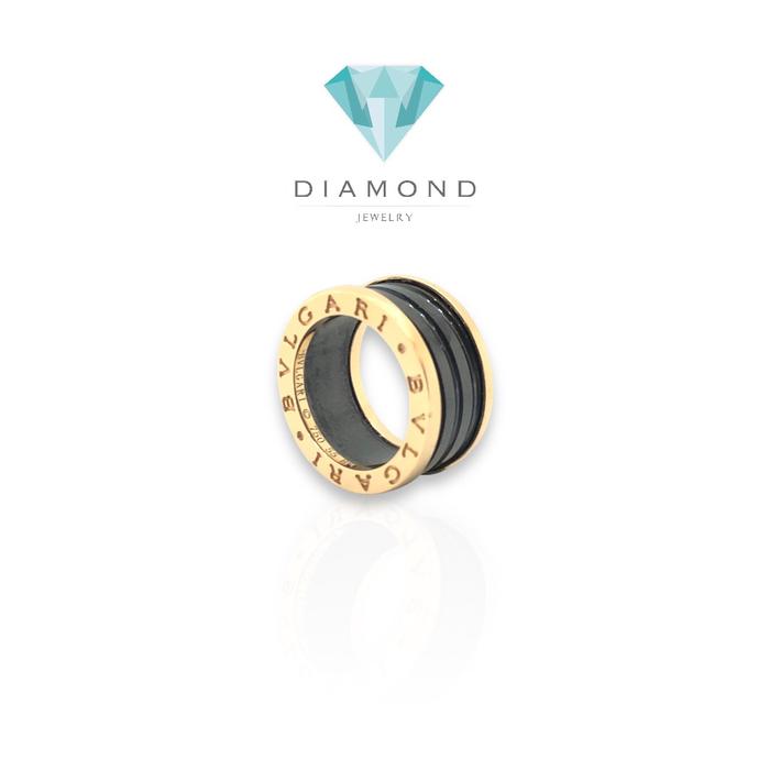 Black onyx zero ring 18k Diamond Jewelry