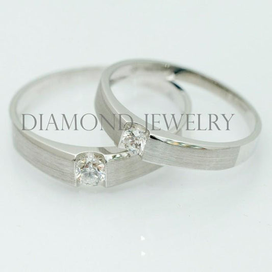 Cincin Kawin/Wedding Ring - Diamond Jewelry Two Tone 01020792/01020793
