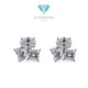 Toi Et Moi Diamond Earring 18K / Anting Berlian Toi Et Moi 18K / Diamond Jewelry 2ABL2250LS-(4500HT)