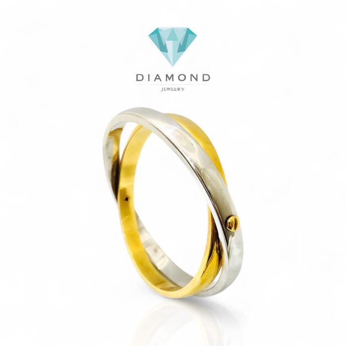 Gelang Emas 23K 2 Color Diamond Jewelry-31GMSWP-HT