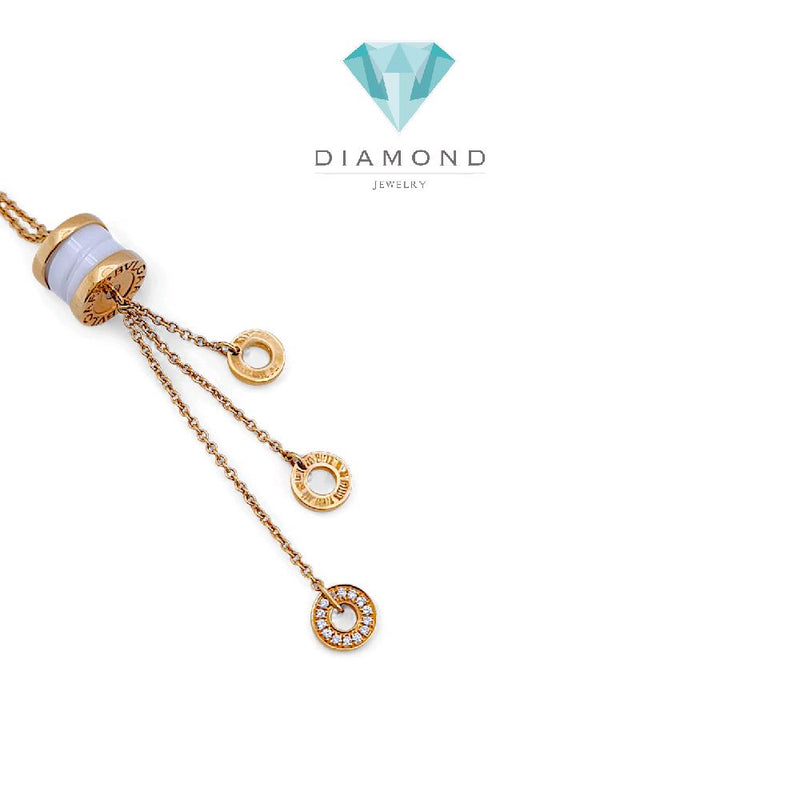 B.zero Diamond Necklace 18K / Kalung Berlian B.zero 18K / Diamond Jewelry 126KBD130000AB -HT