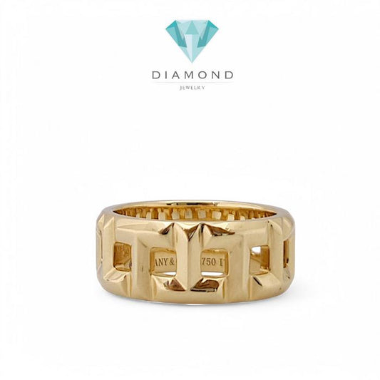 True Wide Ring Tif 18K / Diamond Jewelry
