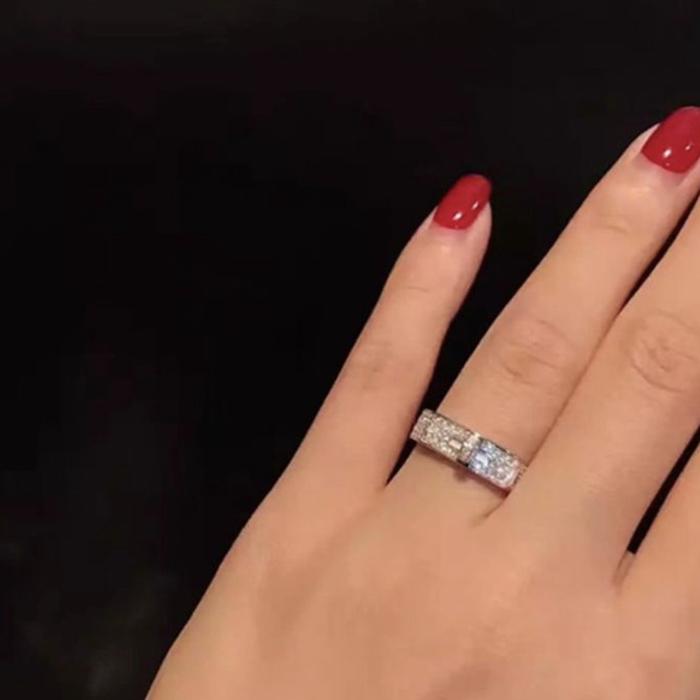 kelly pave diamond ring 18K Rose GoldDiamond Jewelry