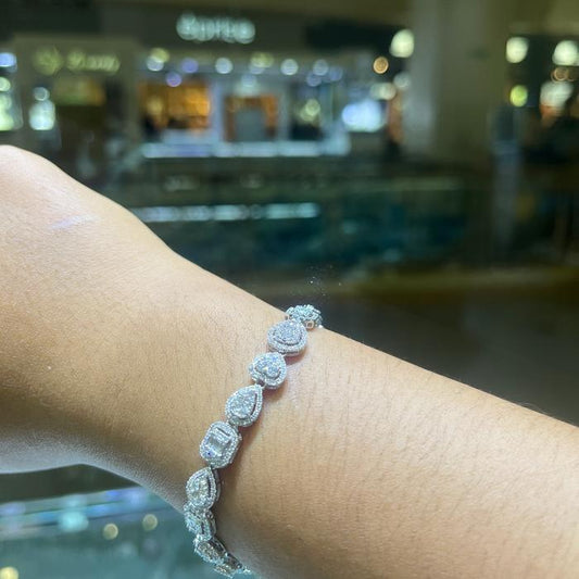 Gelang berlian fancy tennis diamond/ Diamond bracelet fanct tennis-Diamond jewelry