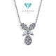 Butterfly Diamond Necklace 18K / Kalung Kupu-kupu Berlian 18K / Diamond Jewelry 395KB30300GTLS-HT