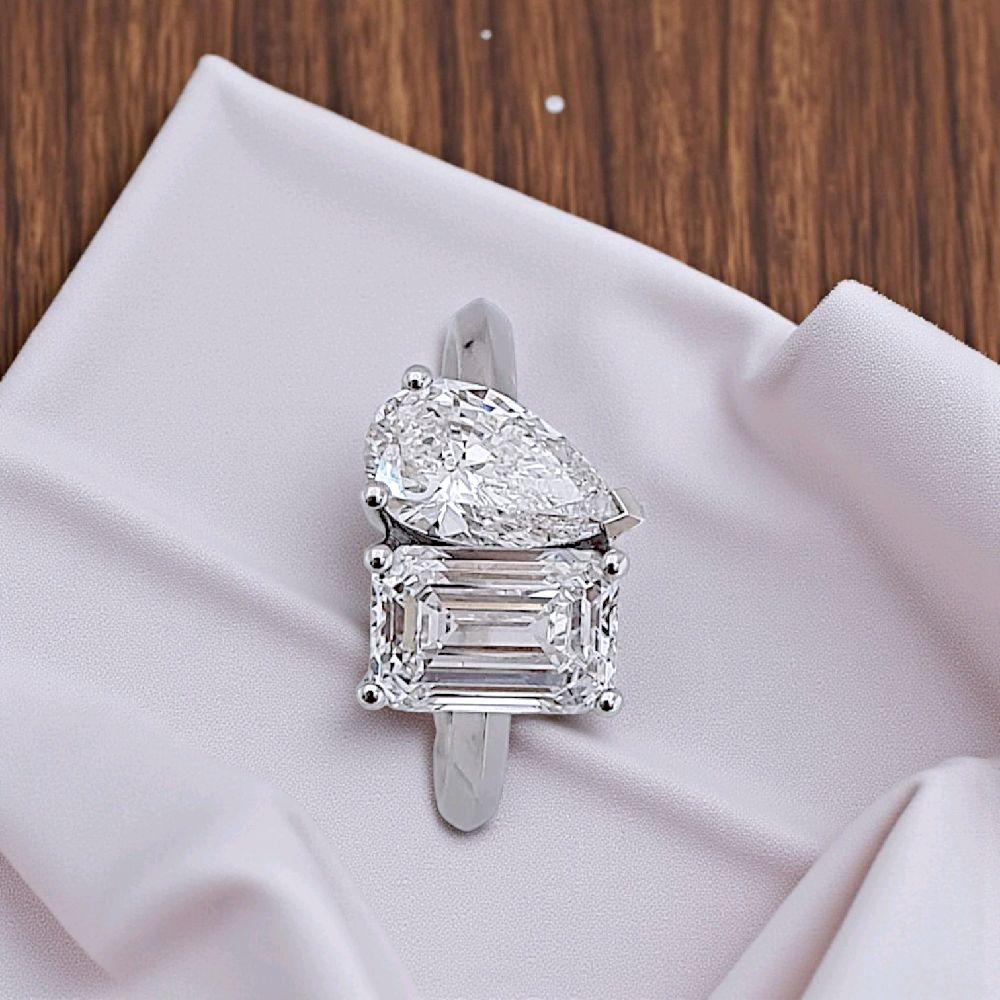 Totmoi Diamond Lab Grown Ring 14K / Cincin Berlian Totmoi 14K / Diamond Jewelry 35CBLGG1000LS HT