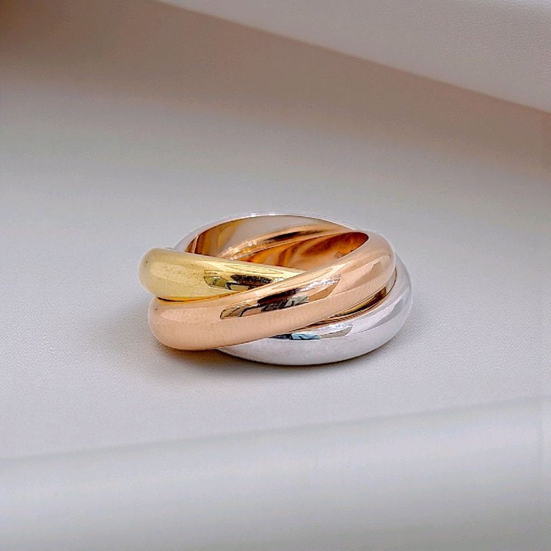 Trinity Large Ring 18K / Cincin Trinity Besar 18K / Diamond Jewelry 401CBD1233RY-HT