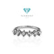 Cincin berlian 6 berlian listring 18k/diamond ring listring stacking ring -Diamond Jewelry