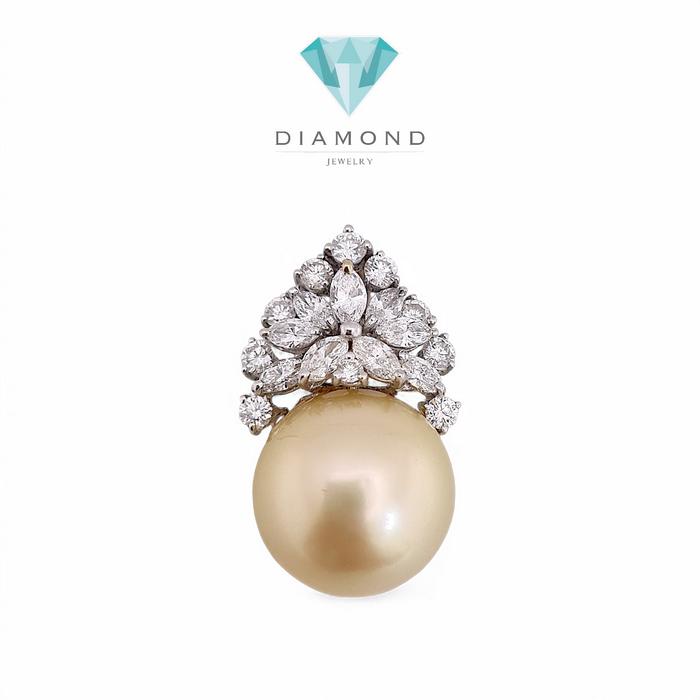 Liontin Pearl Diamond 18K / Diamond Jewelry