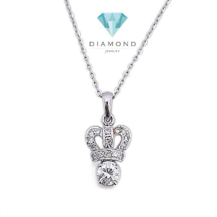 Liontin Crown Diamond 18K / Diamond Jewelry