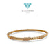 Bangle Gold Bracelet / Diamond Jewelry 437GMS629LS