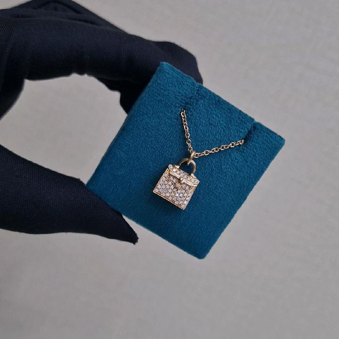 Amulette HR Diamond Necklace 18K-Diamond Jewelry-398KBD12000RY