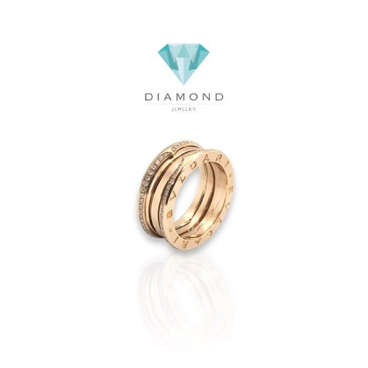 Cincin fashion zero berlian 18k/diamond zero ring simple round/-diamond jewelry-HT