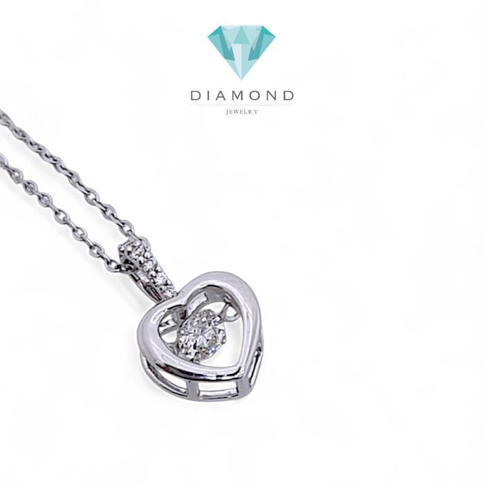 Liontin Love dancing diamond Diamond 18K / Diamond Jewelry